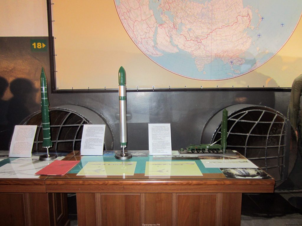 макеты ракет в Бункере Сталина в Москве