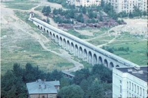Фото с сайта pastvu.com. "Ростокинский акведук1970 год".