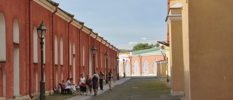 Внешний двор тюрьмы Трубецкого бастиона.